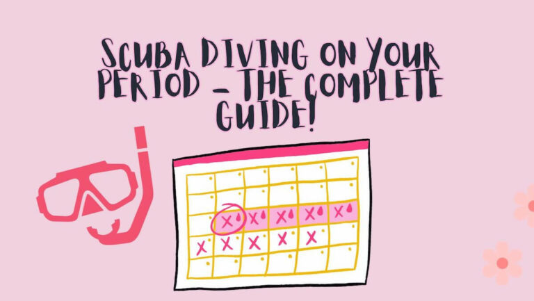 scuba diving on your period