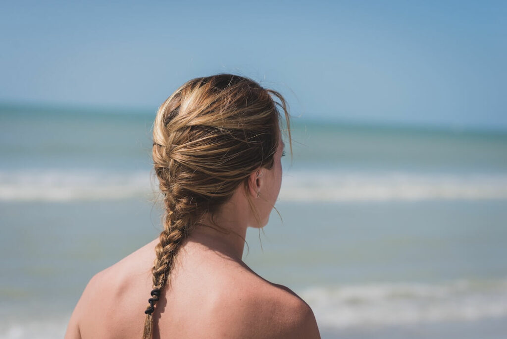 girl with plait