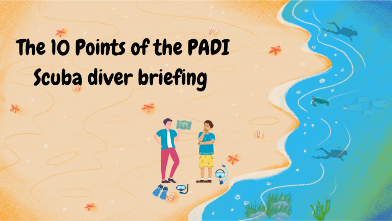 a dive briefing